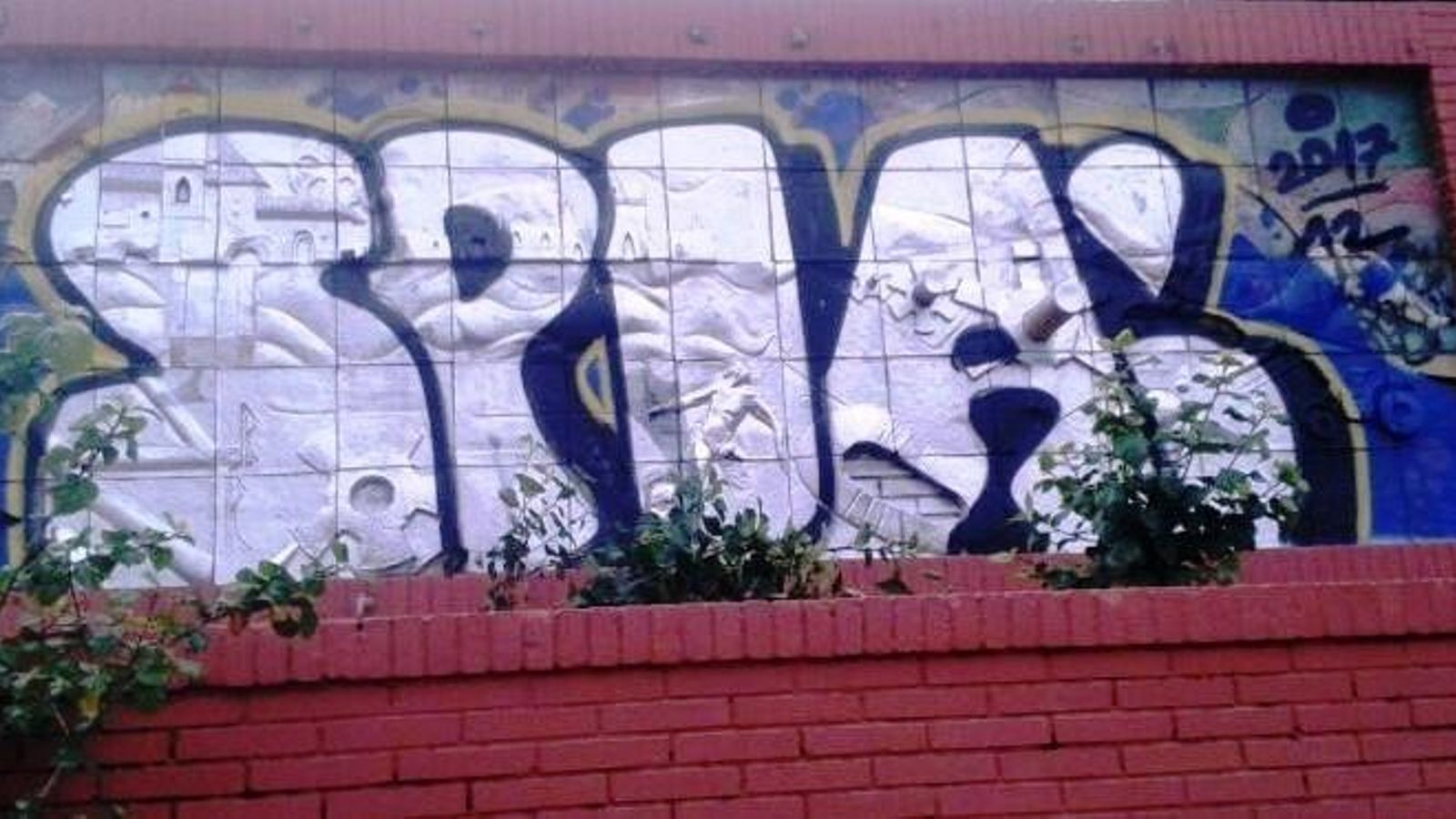 El mural de Pepe Barroso en La Reconquista.