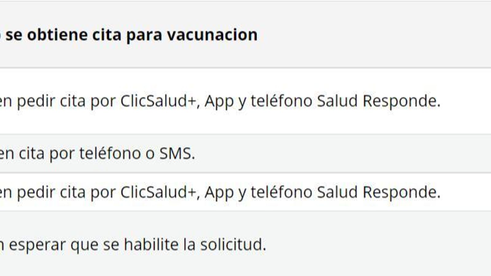 ¿Cómo obtener cita para vacunación?