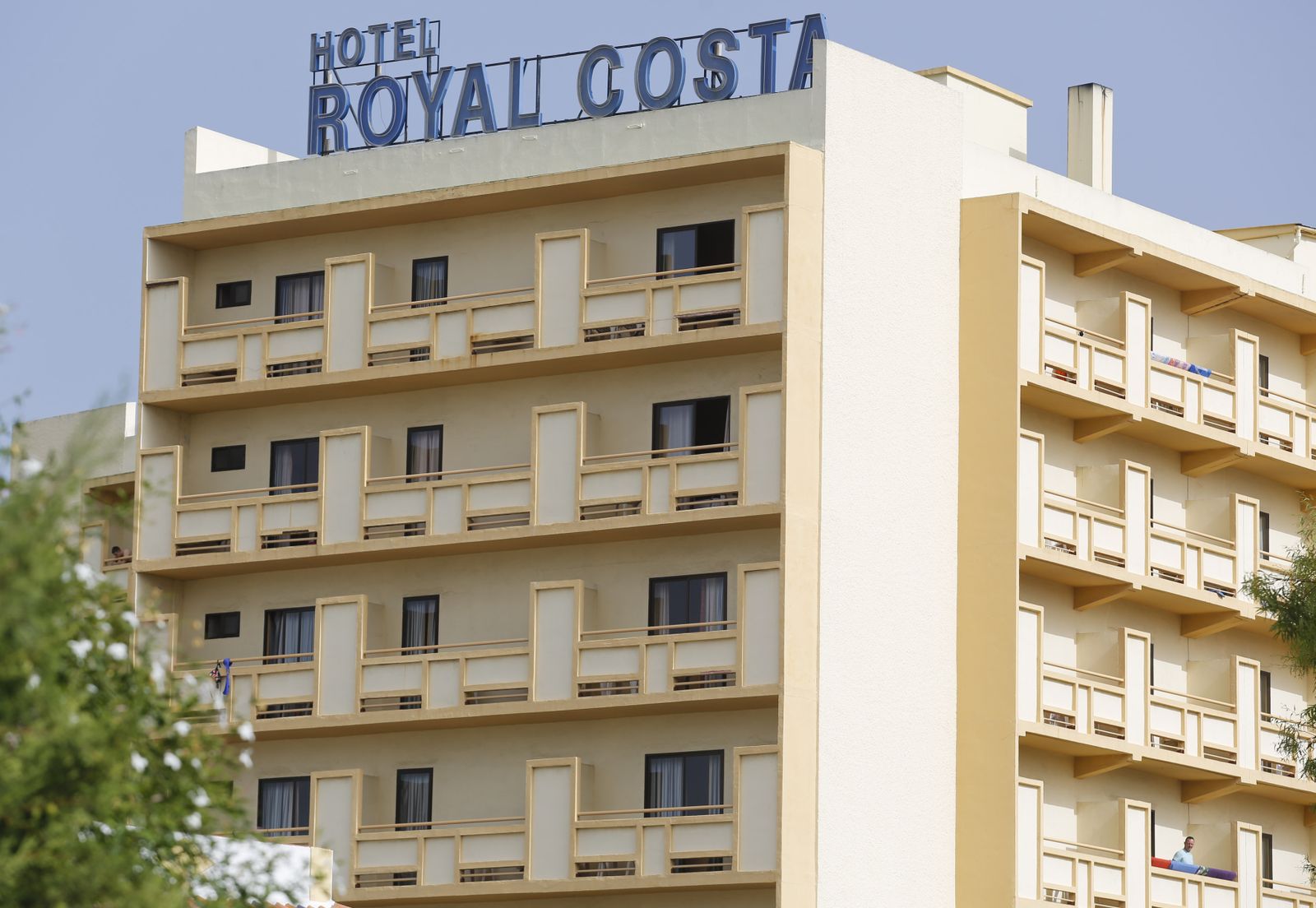 Vista del hotel Royal Costa en Torremolinos.