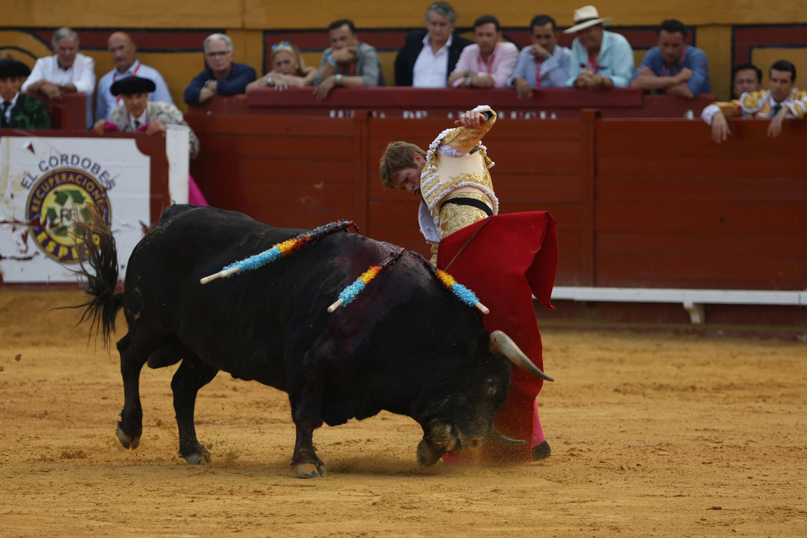 Fotos de la brava corridade La Palmosilla con Emilio de Justo, Borja Jiménez y David de Miranda