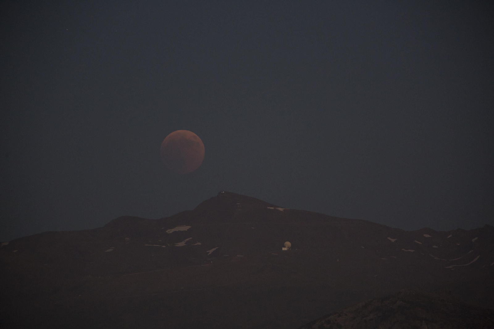 Eclipse de luna en Granada