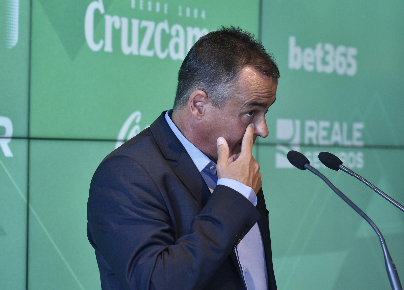 Alexis, en un momento de la presentación de Rubi.