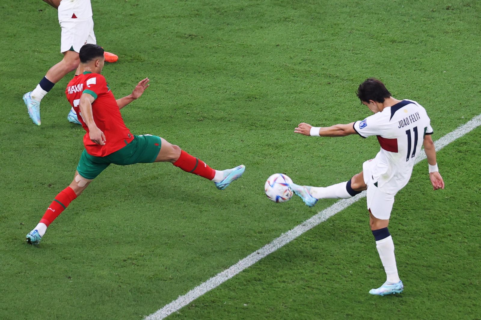 Las imágenes del Marruecos - Portugal de los cuartos de final del Mundial de Qatar