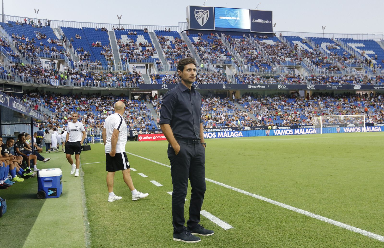 El Málaga CF-Las Palmas, en fotos