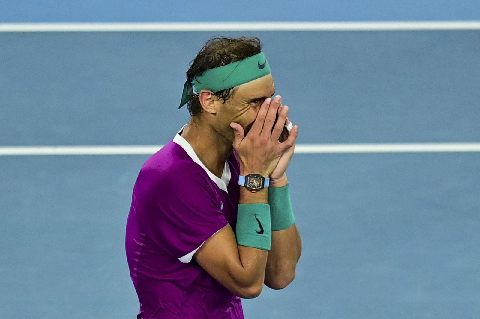 Las imágenes del histórico triunfo de Nadal sobre Medvedev (y 8)