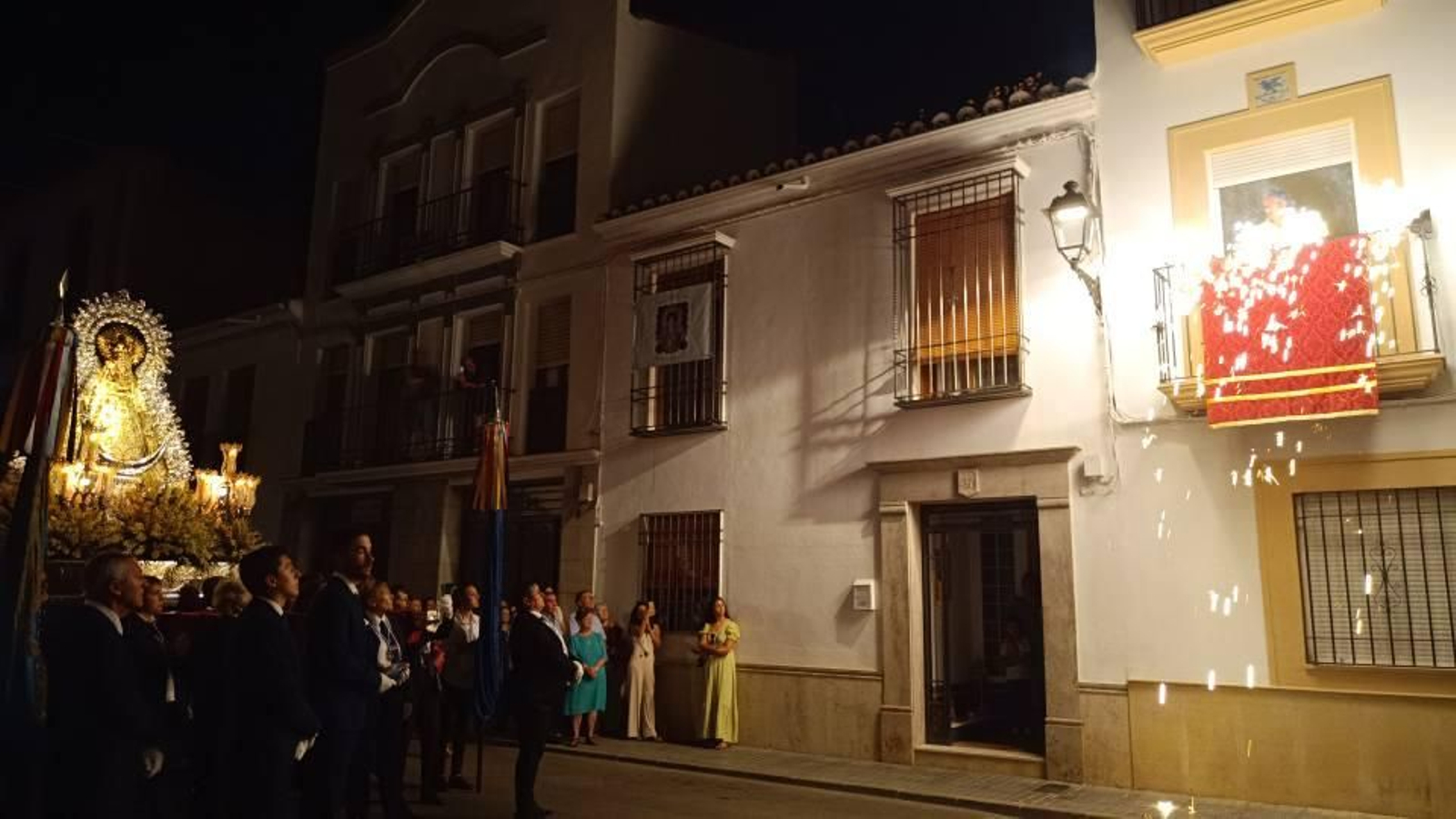 Procesión de la Virgen de la Estrella en Villa del Río.