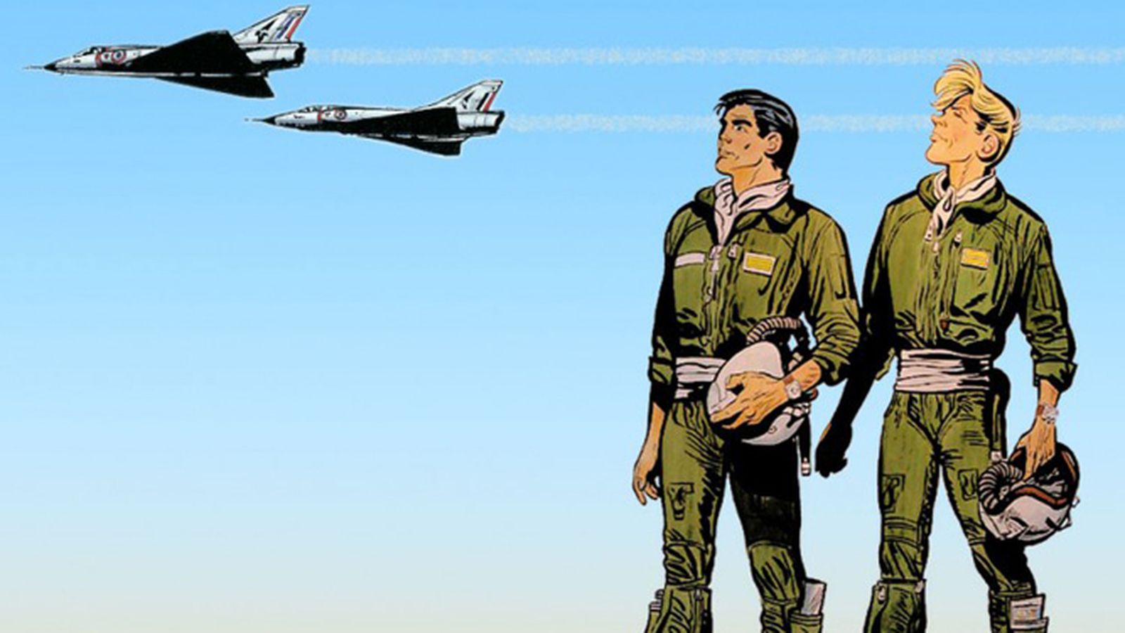 Los pilotos protagonistas de la serie.