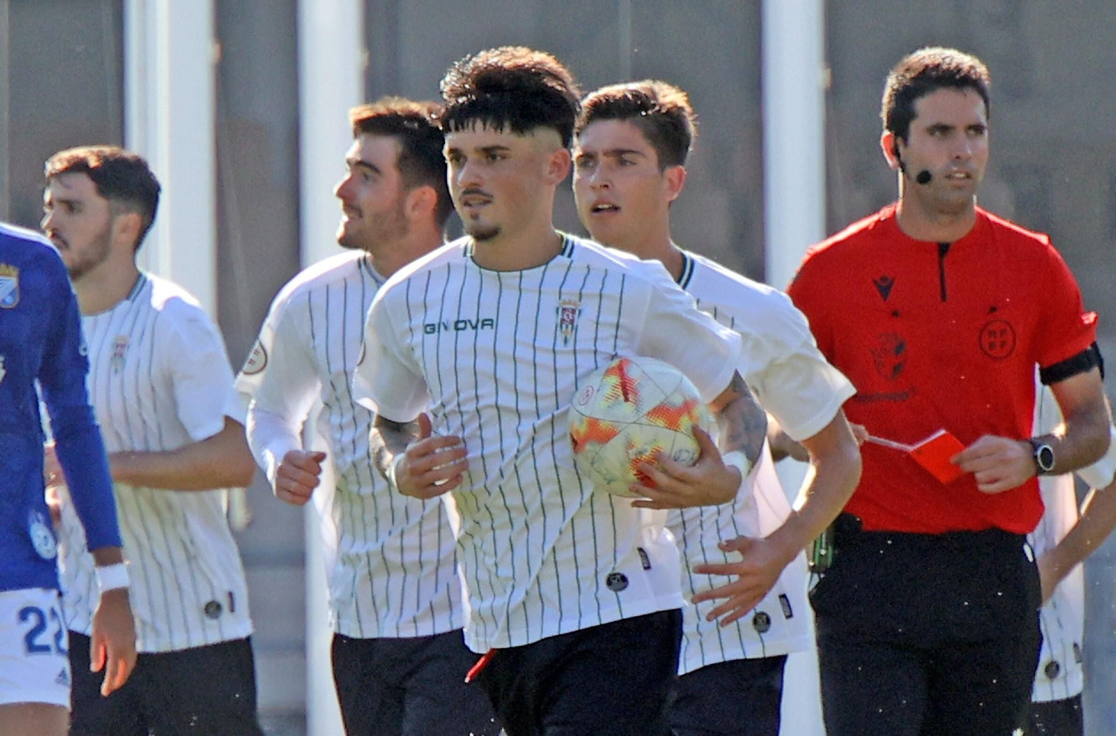 Geovanni Barba, en el partido Xerez CD - Córdoba B de esta pasada temporada.