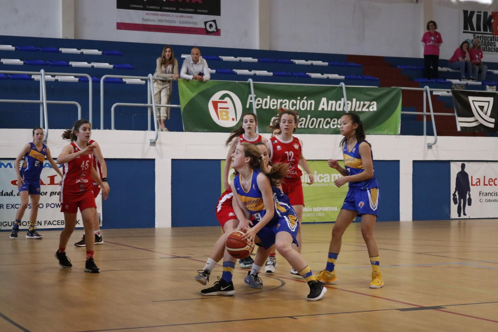 Un momento del encuentro entre el Agustinos granadino y el Jaén