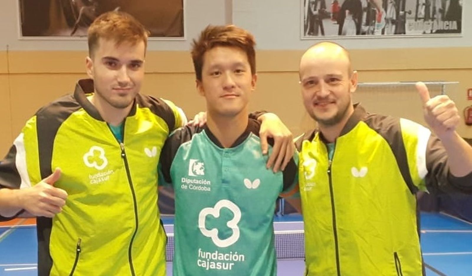 La tripleta del Cajasur Priego ante el Collado Mediano.