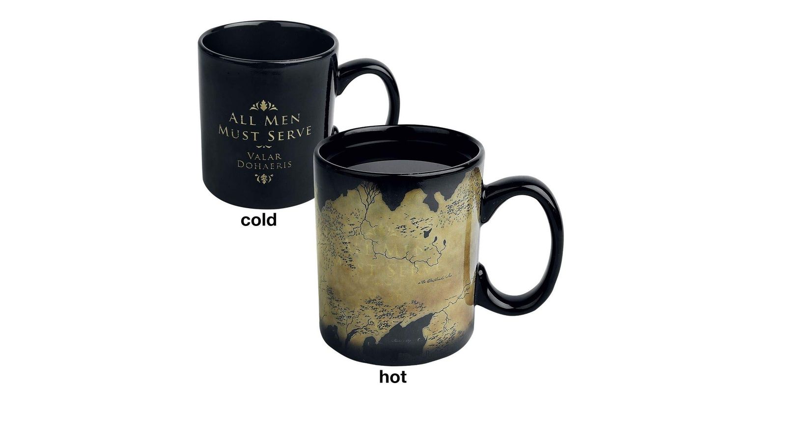 Taza térmica con mapa de Essos de Juego de Tronos.