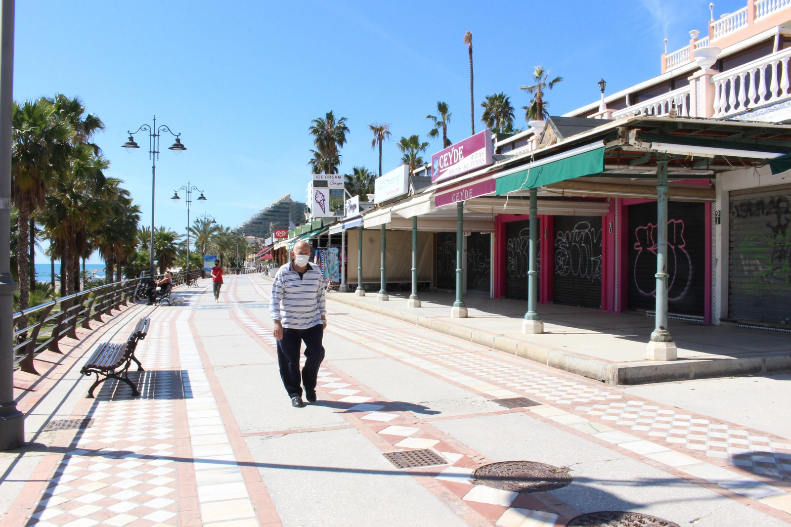 Paseo marítimo de Benalmádena.