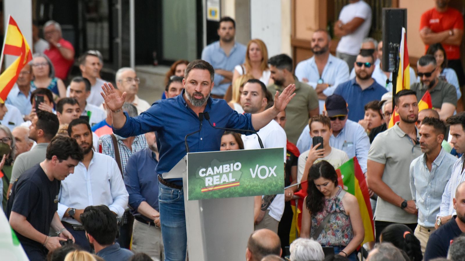 Las fotos del mitin de Vox en Algeciras