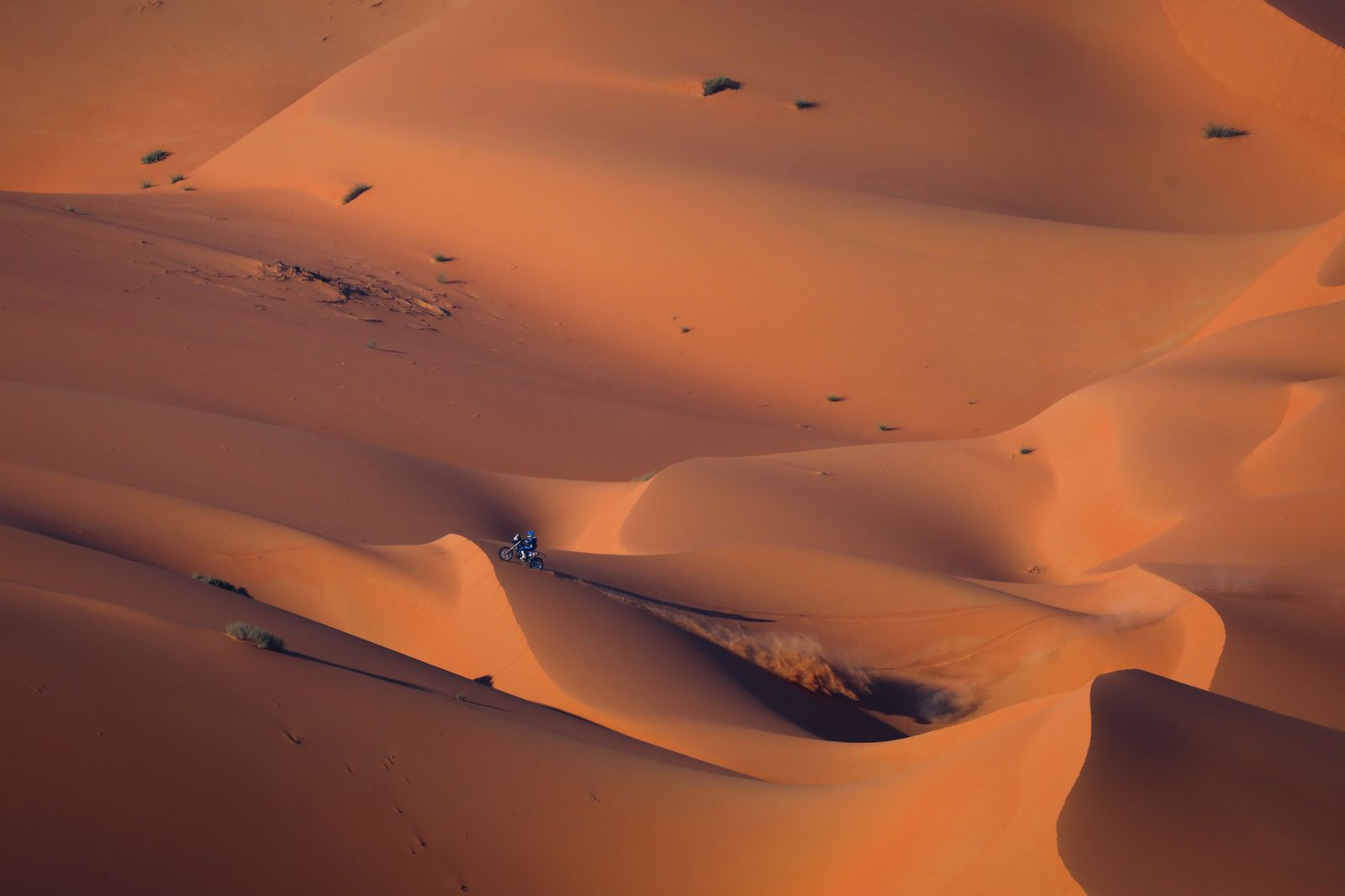 Las mejores fotos del Dakar por las dunas
