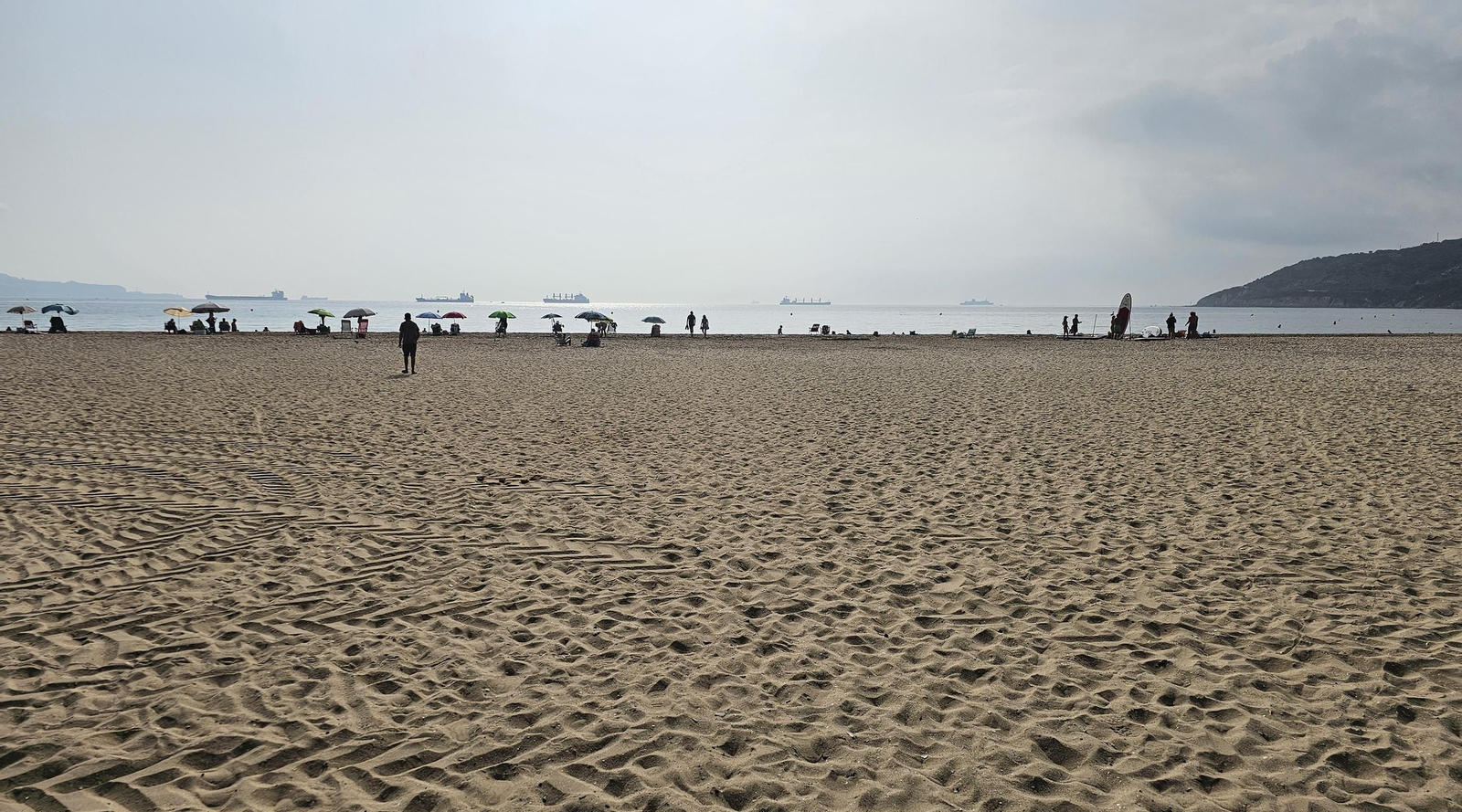 Fotos de un sábado en la playa de Getares de Algeciras