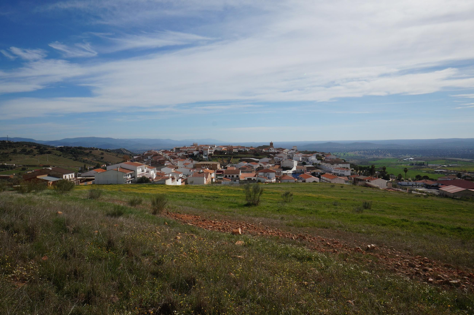 Panorámica de Santa Eufemia, en Los Pedroches.