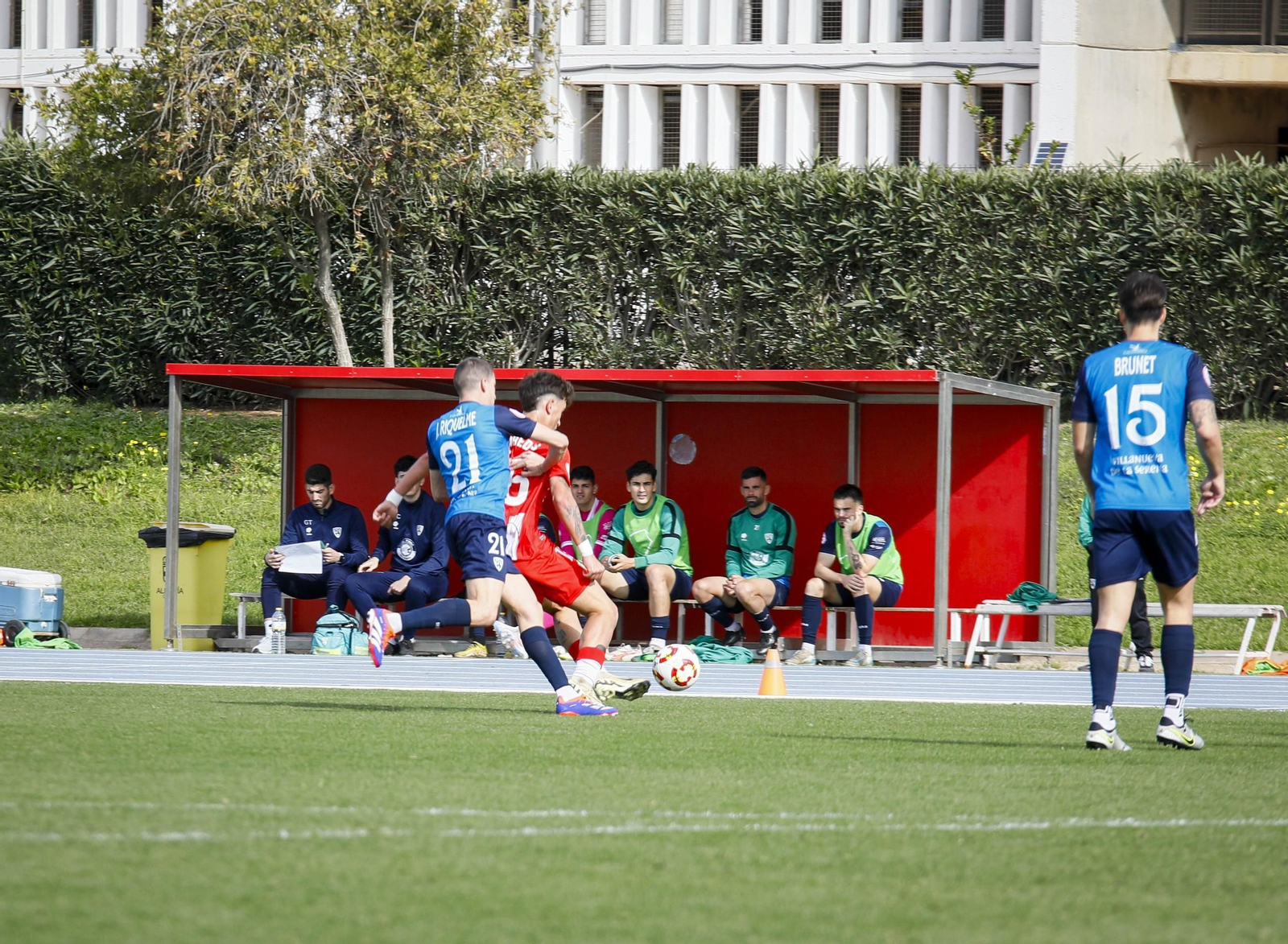 Imágenes del partido entre Almeria B contra Villanovense de segunda RFEF