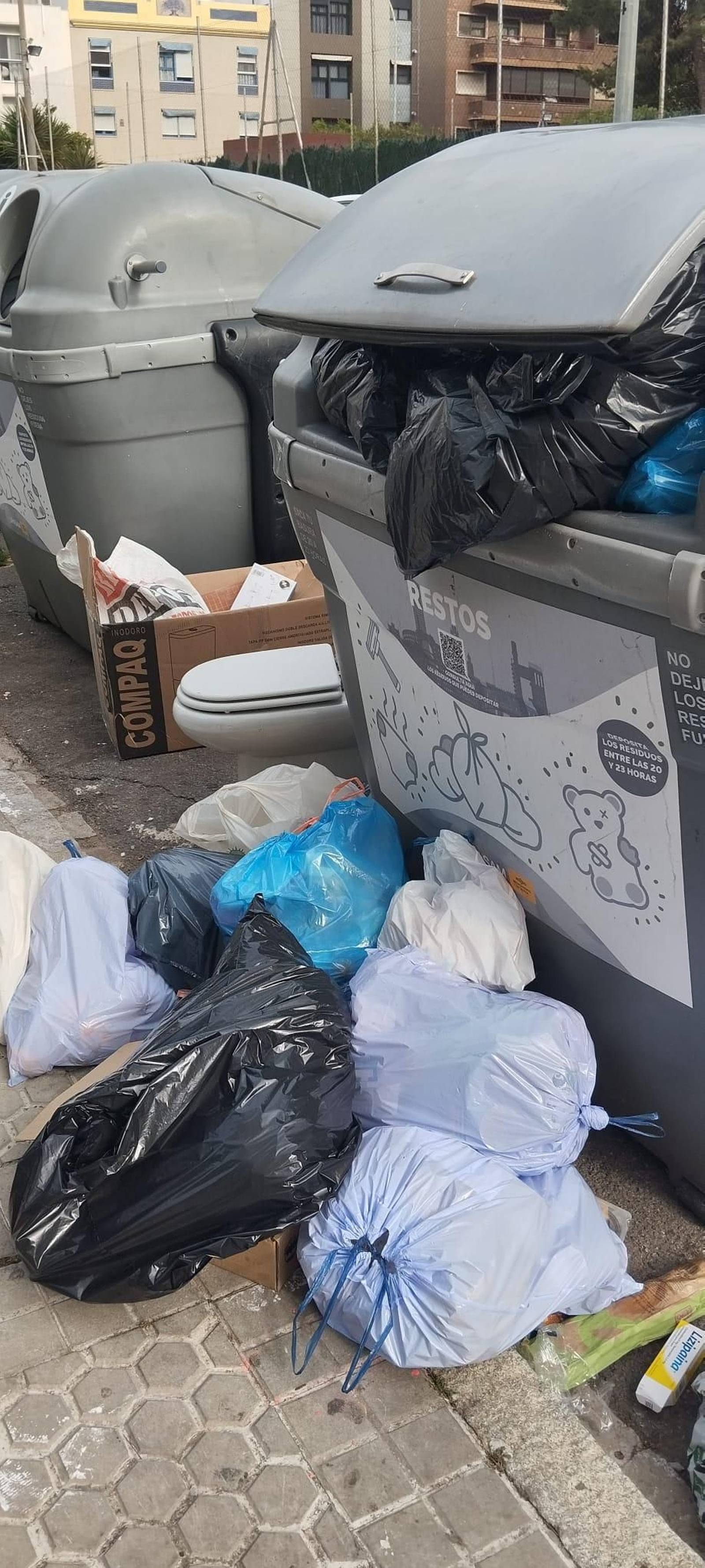 El incivismo ambiental es patente.