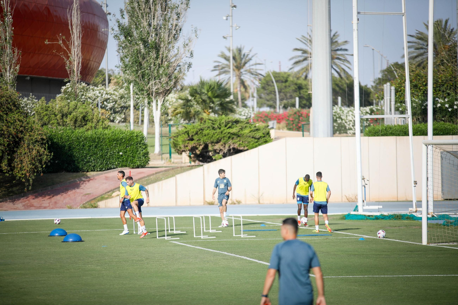 Primer entrenamiento pretemporada del Almería, en imágenes