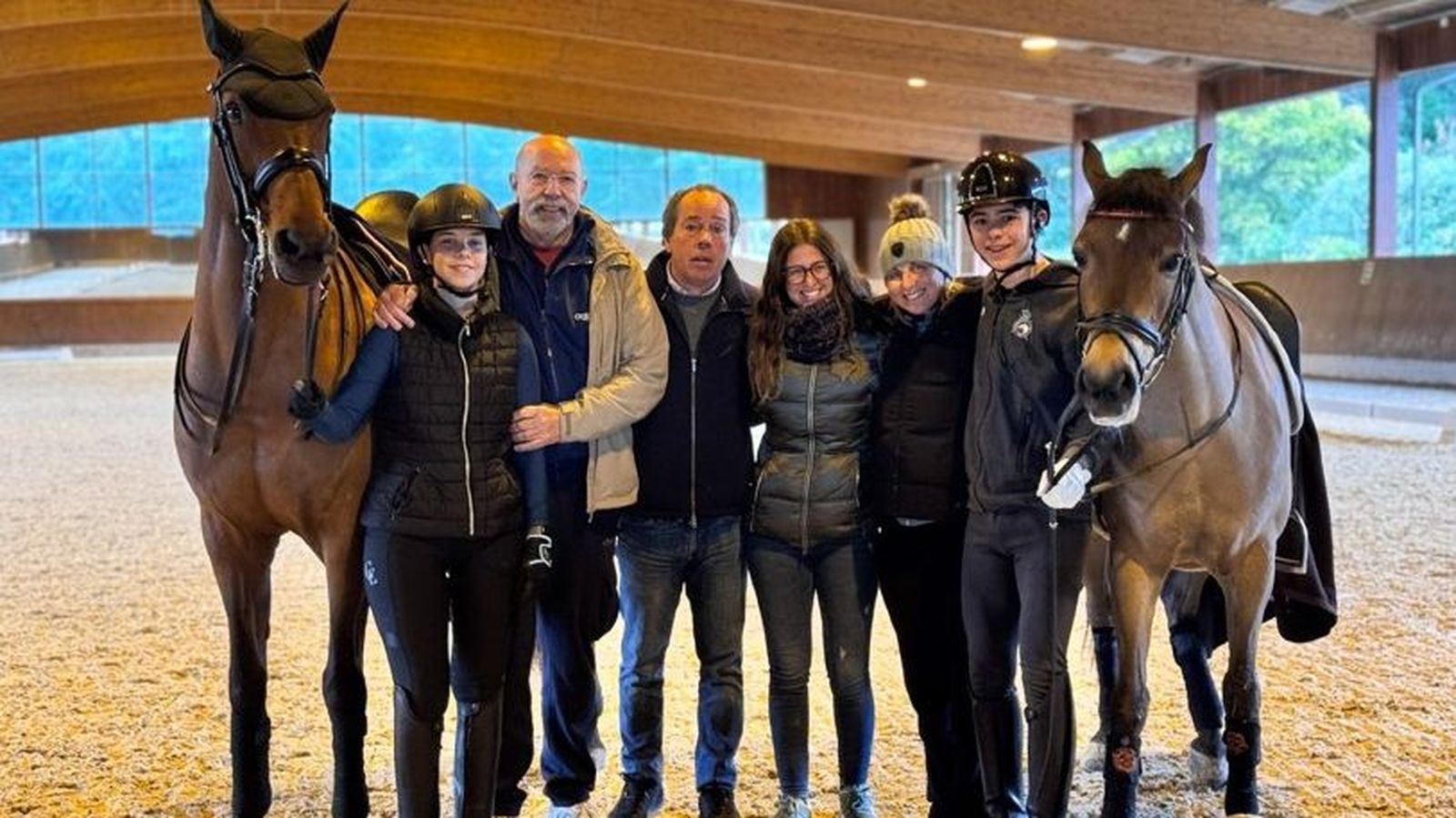 Los componentes del Dressage Sotogrande, en Dos Lunas
