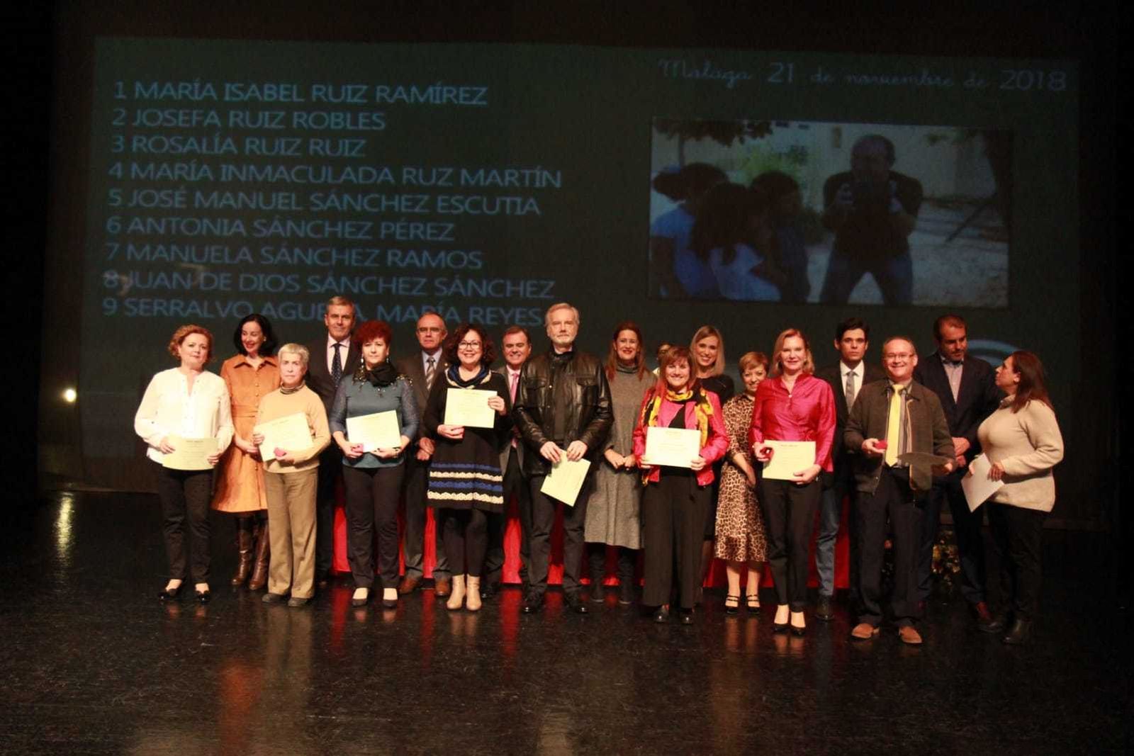 Acto de homenaje a los docentes jubilados en la provincia de Málaga