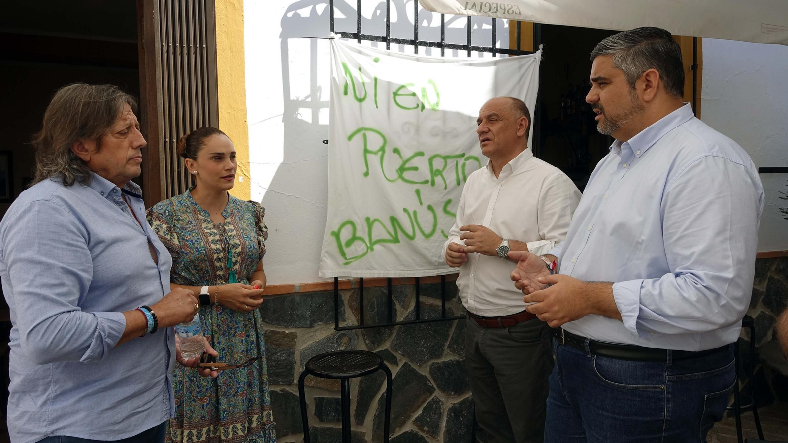 Visita de responsables del PSOE a los municipios afectados. Visita de responsables del PSOE a los municipios afectados.