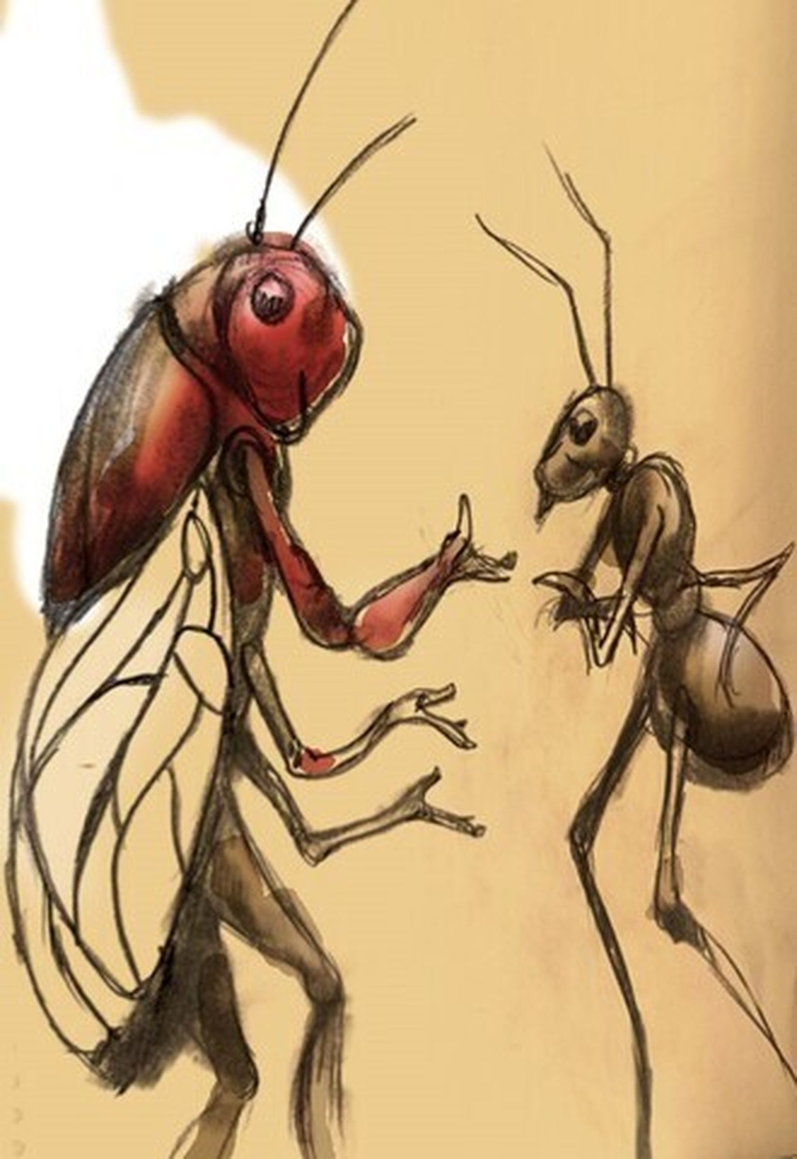 La cigarra y la hormiga