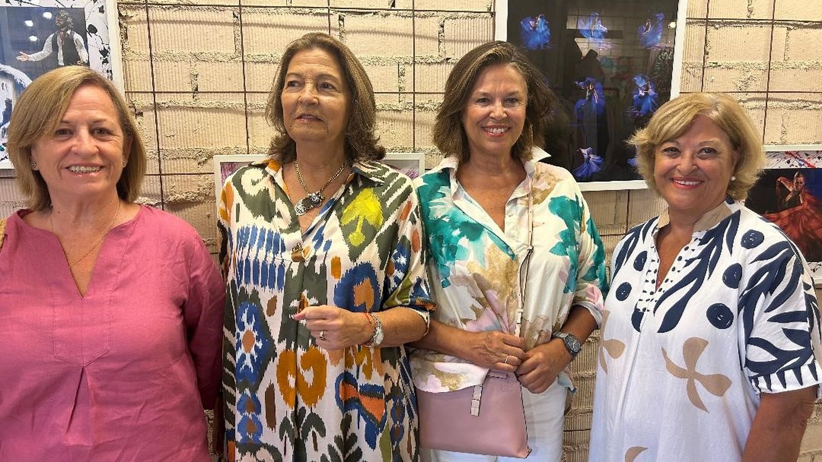 Concha Hortelano, Virginia Fernández de Mesa, Pilar Rey y María Paz Cornejo.