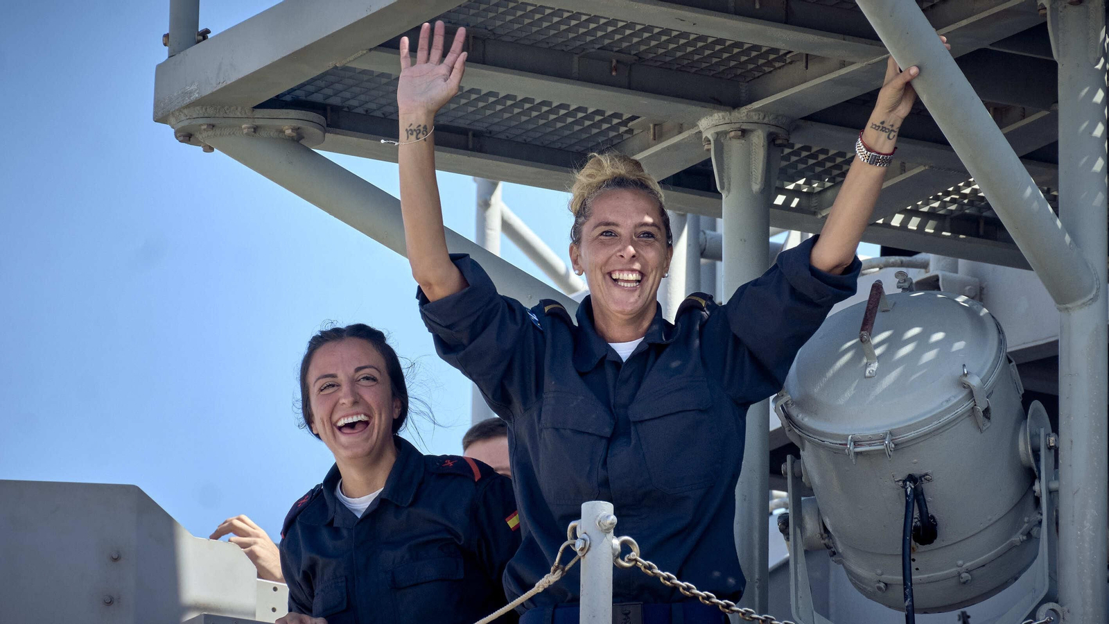 Regreso a Rota de la fragata 'Reina Sofía'