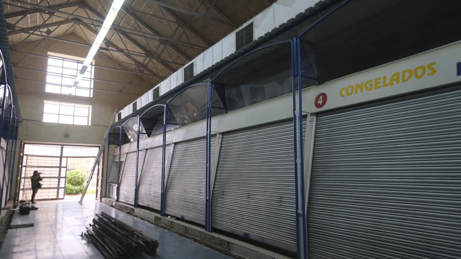 Estado actual del inmueble en su interior.