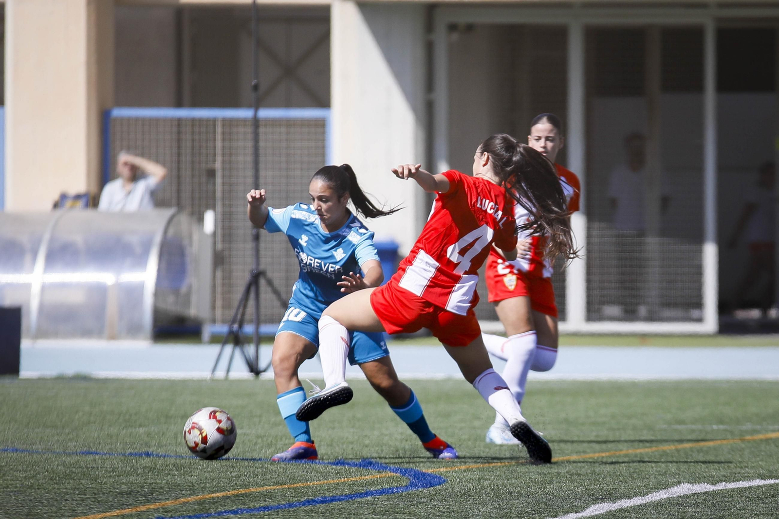 Las imágenes del partido de fútbol del Almería femenino contra el Betis B