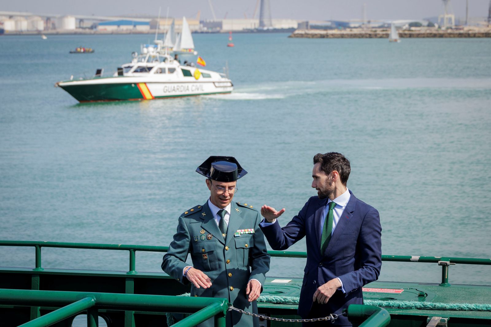 Inauguración de la Escuela de Servicio Marítimo de la Guardia Civil.