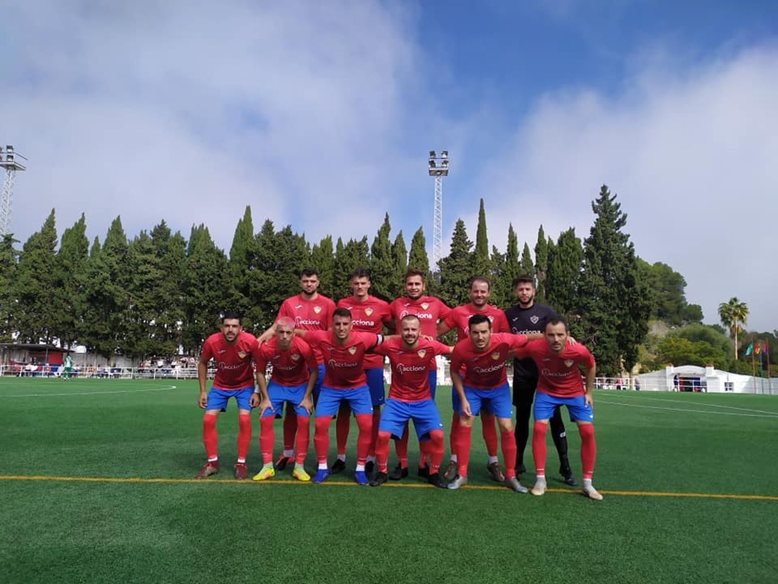 Formación del CD Guadiaro en su duelo del pasado uno de noviembre