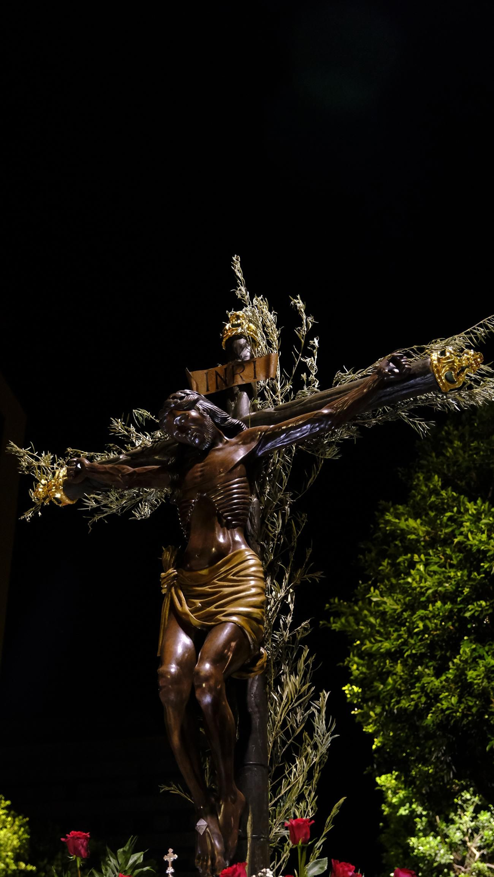 Las imágenes del Vía Crucis del Cristo de la Escucha
