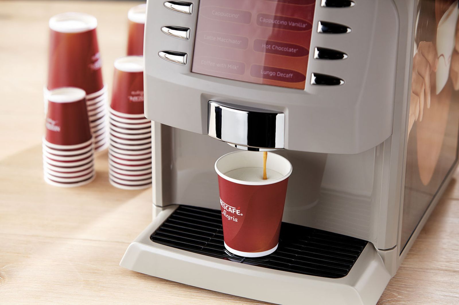 Con 'Smart m2m', el usuario podrá por ejemplo variar el sabor del café.