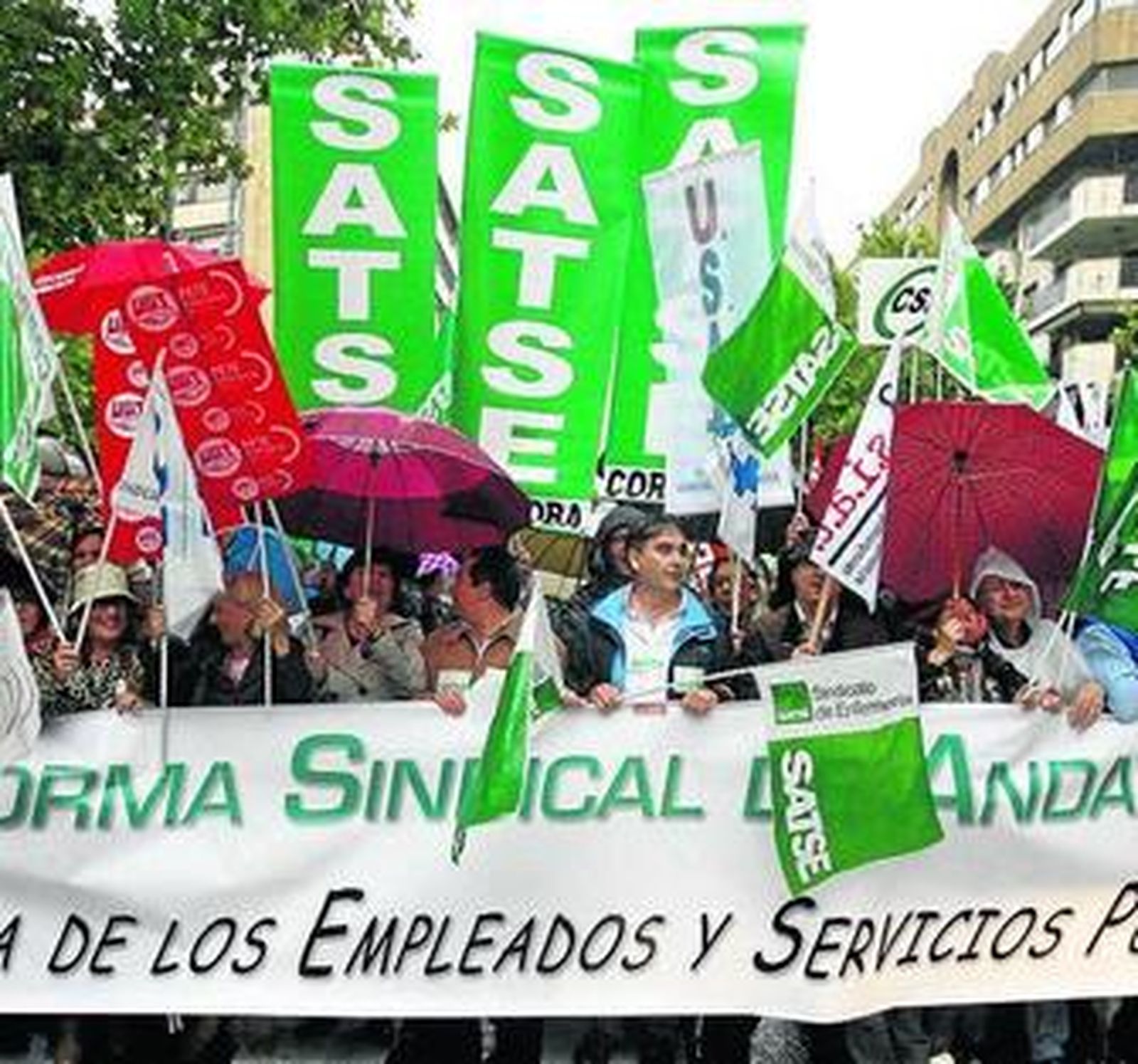 Manifestación de Satse a nivel regional.