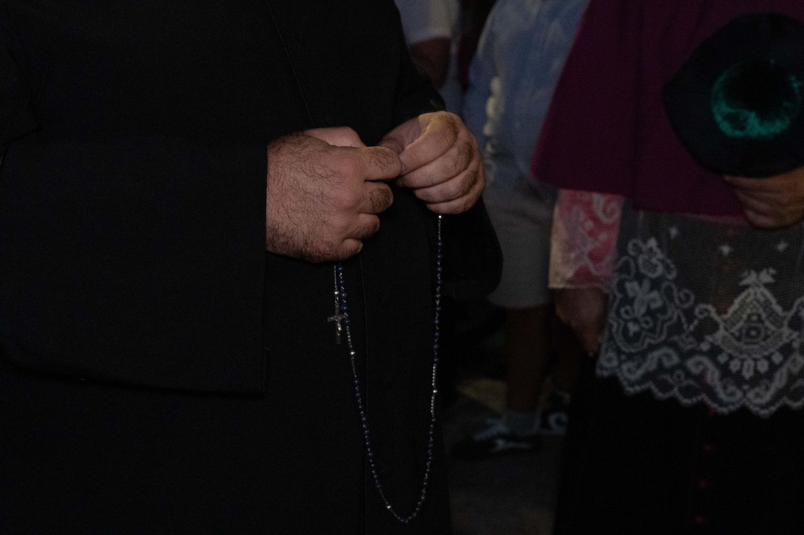 Imágenes del traslado de Nuestra Señora de la Cinta a la Parroquia Mayor de San Pedro