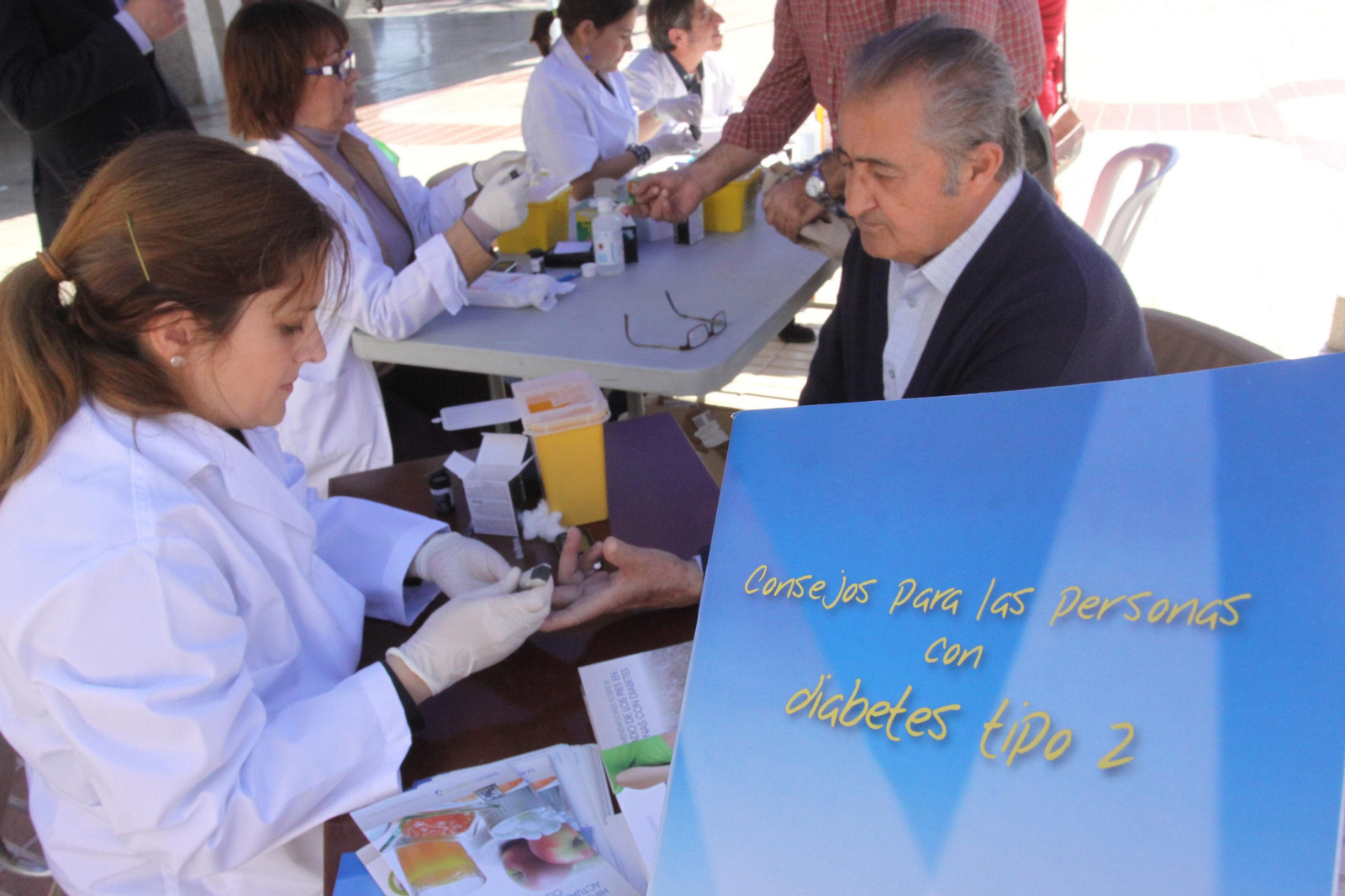 Campaña para concienciar sobre la diabetes.