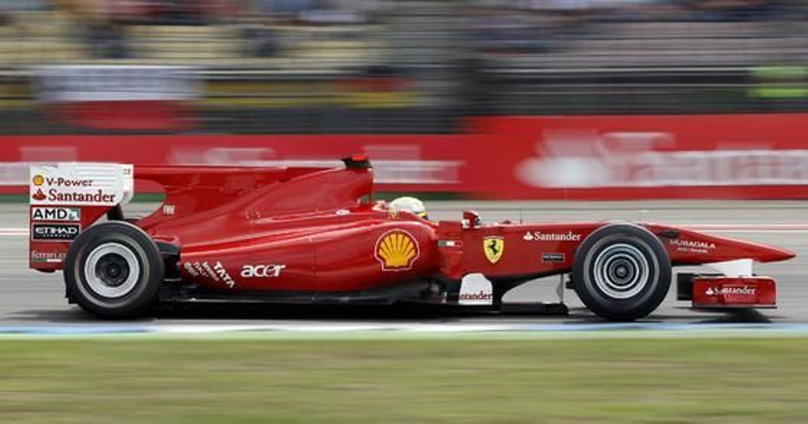 Massa ha quedado en segundo puesto en el GP de Alemania.

Foto: reuters