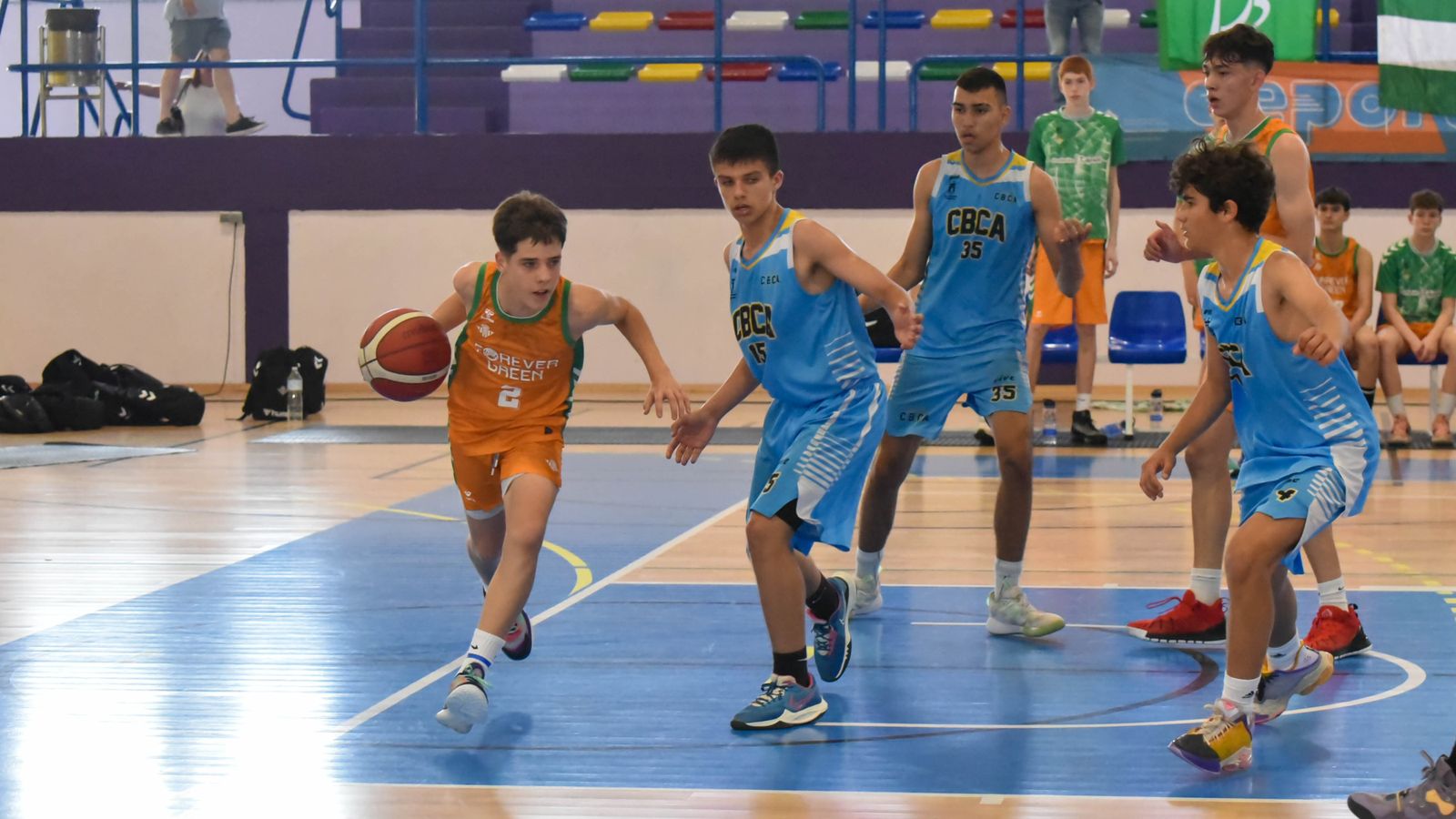 Las fotos de los cuartos de final del Cadeba infantil de La Línea