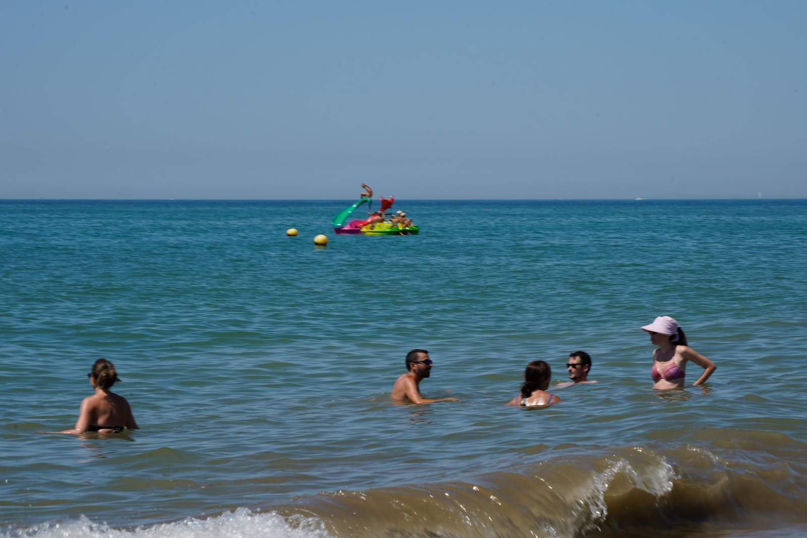 Imágenes de las playas de Huelva el sábado 17 de agosto