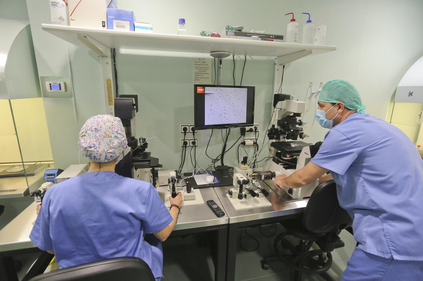 Profesionales del Centro Gutenberg en una imagen de archivo.