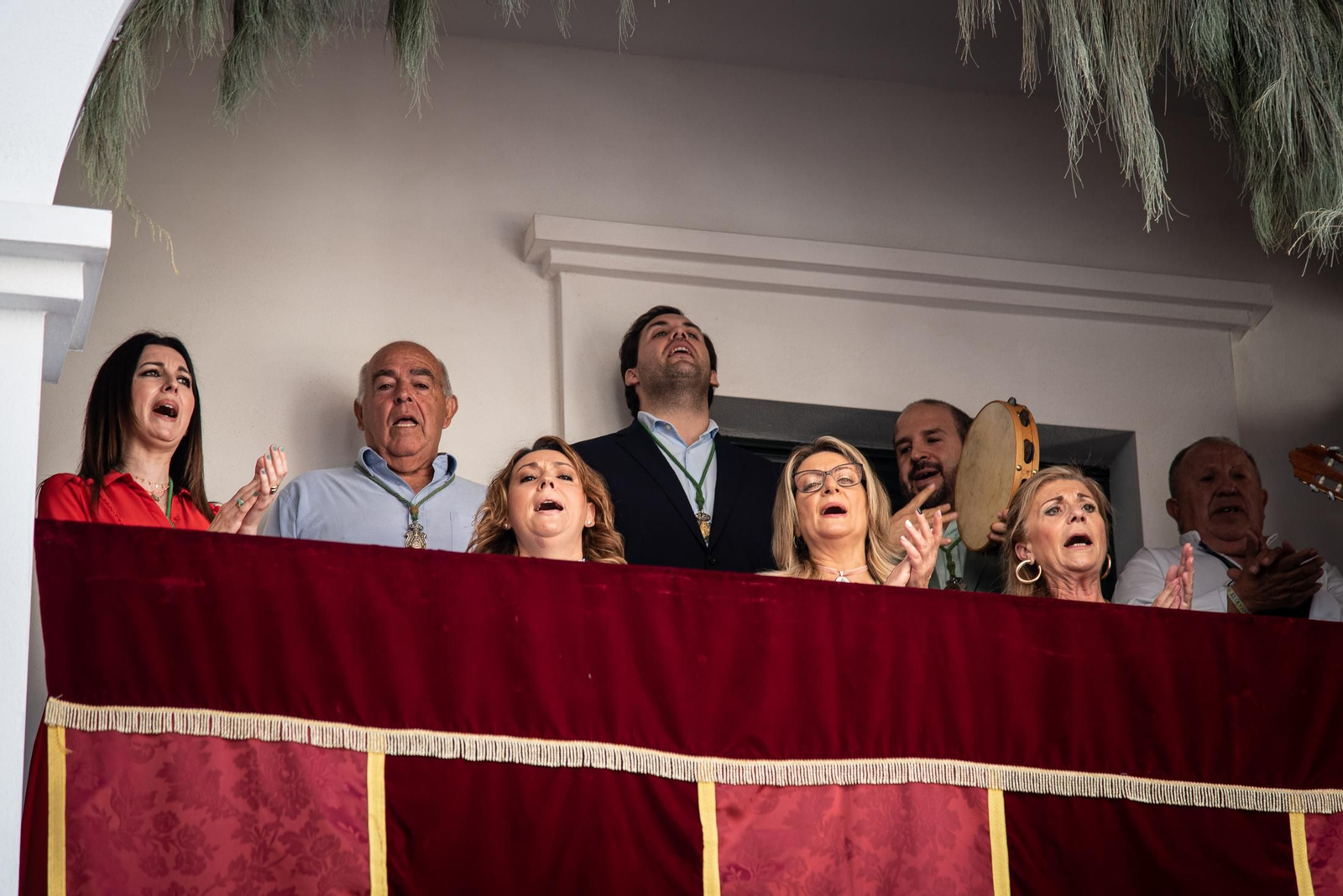 Imágenes de la misa de romeros de la Hermandad de Huelva