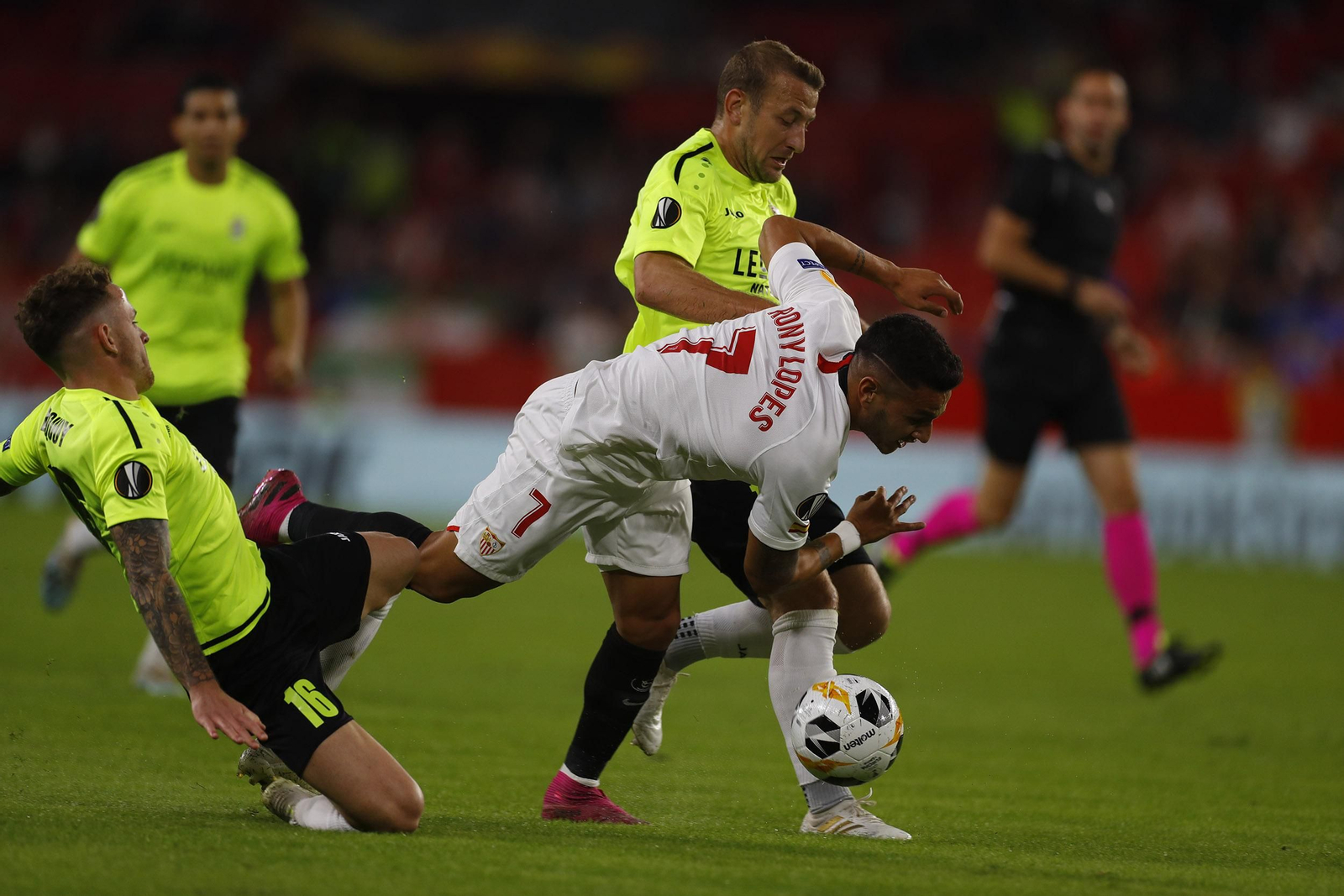 Las fotos del Sevilla-Dudelange