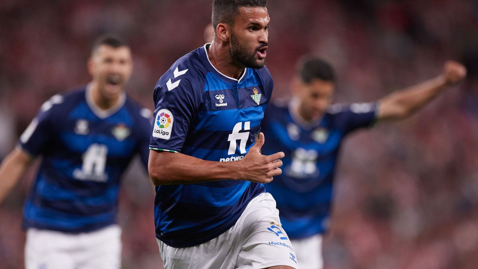Willian José celebra con rabia el gol que marcó la pasada jornada.