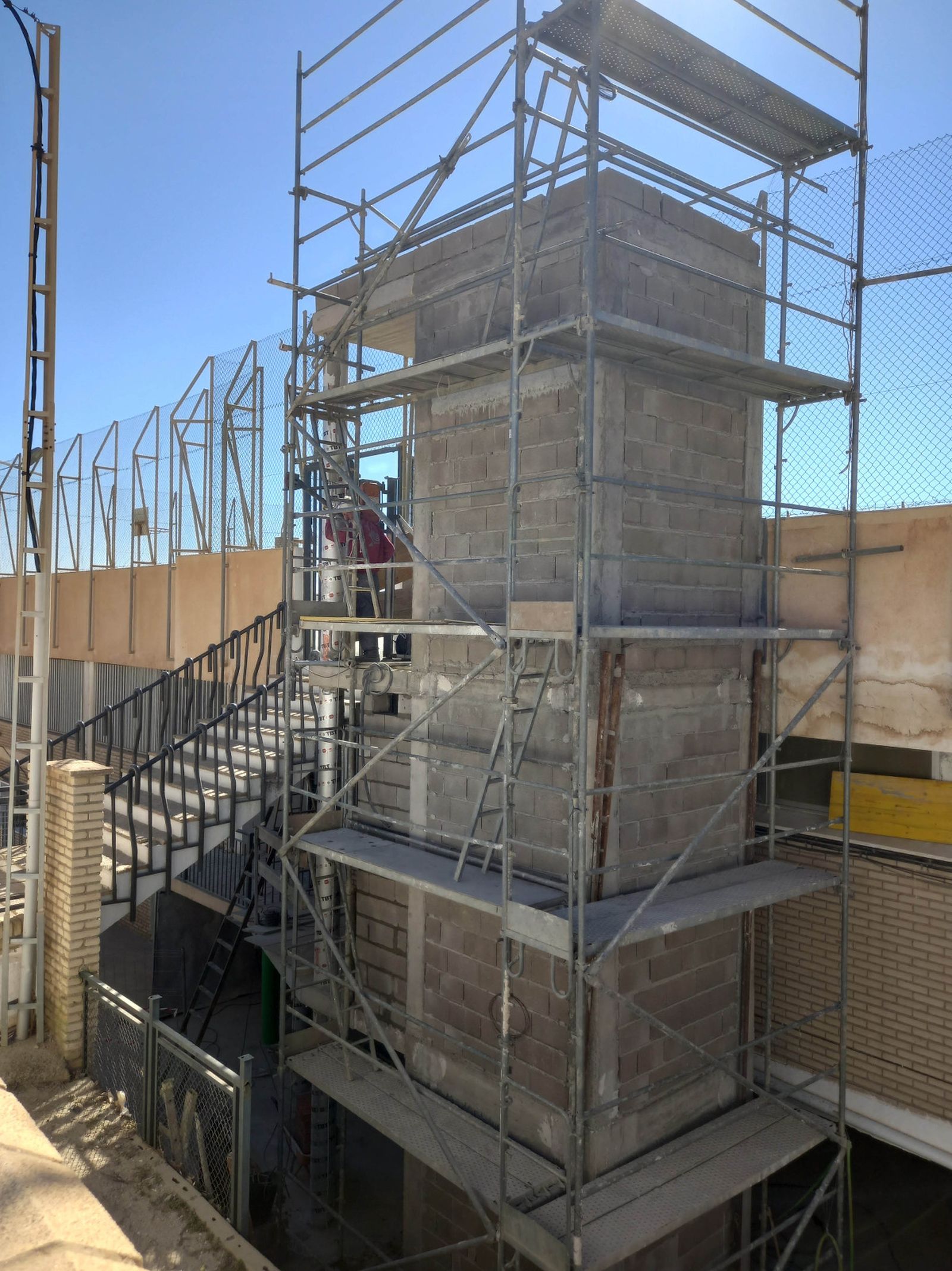 Una de las intervenciones en un centro.