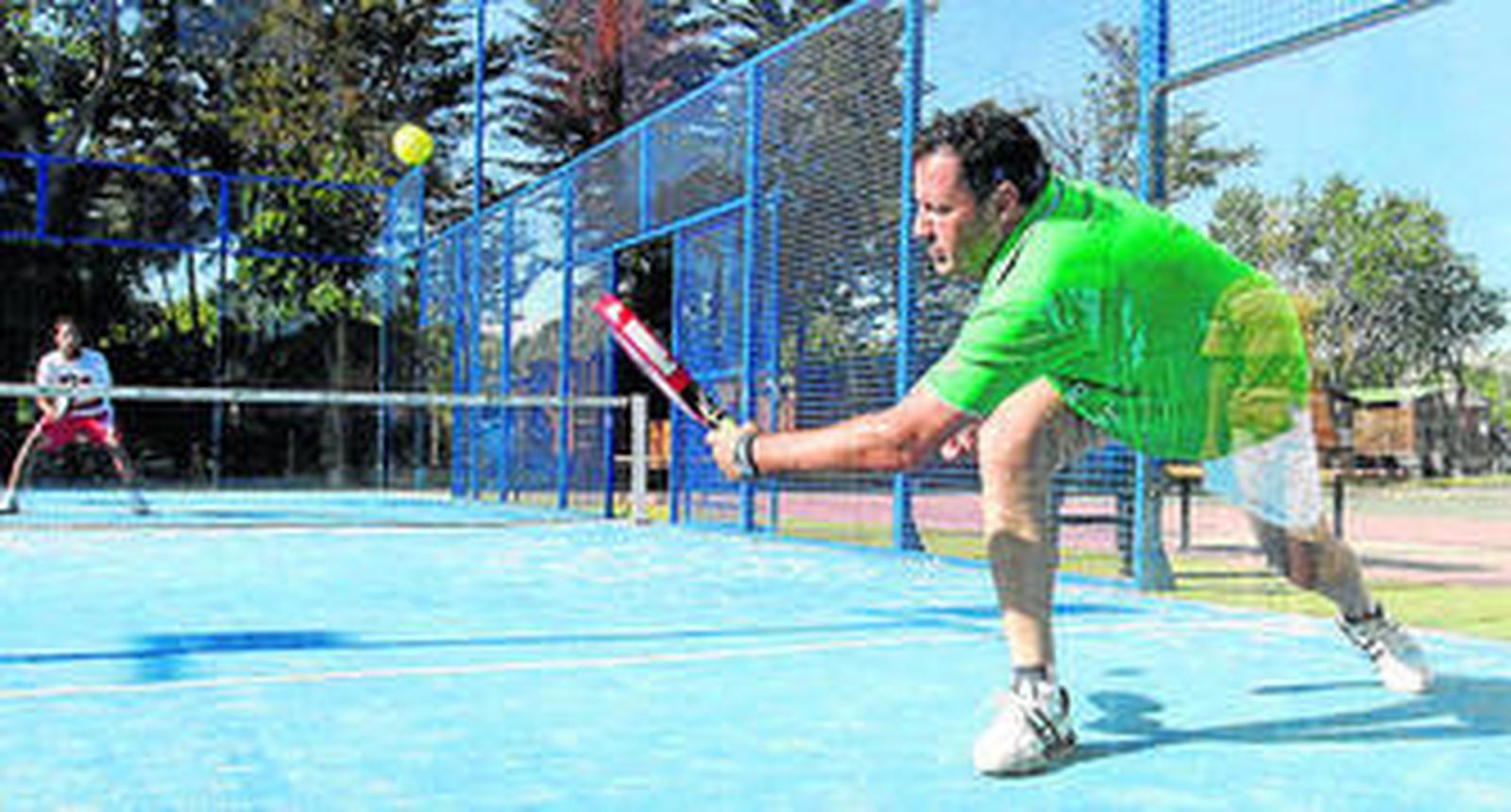 Una pista de pádel.