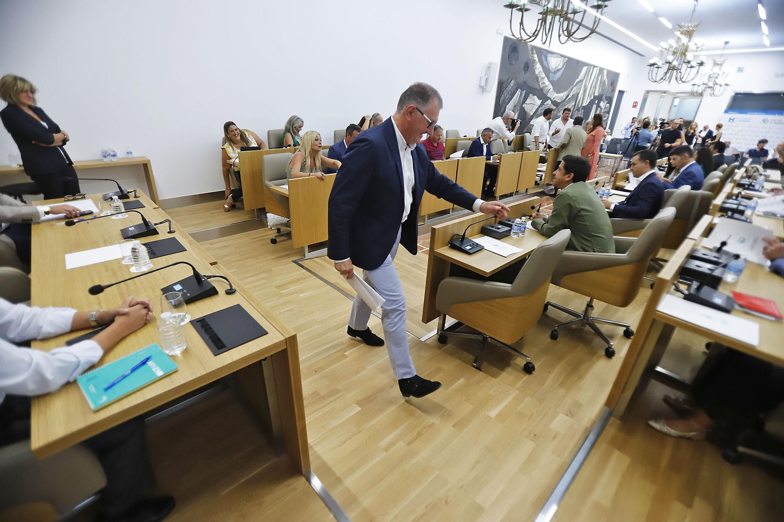 Imágenes del Pleno Extraordinario en la Diputación