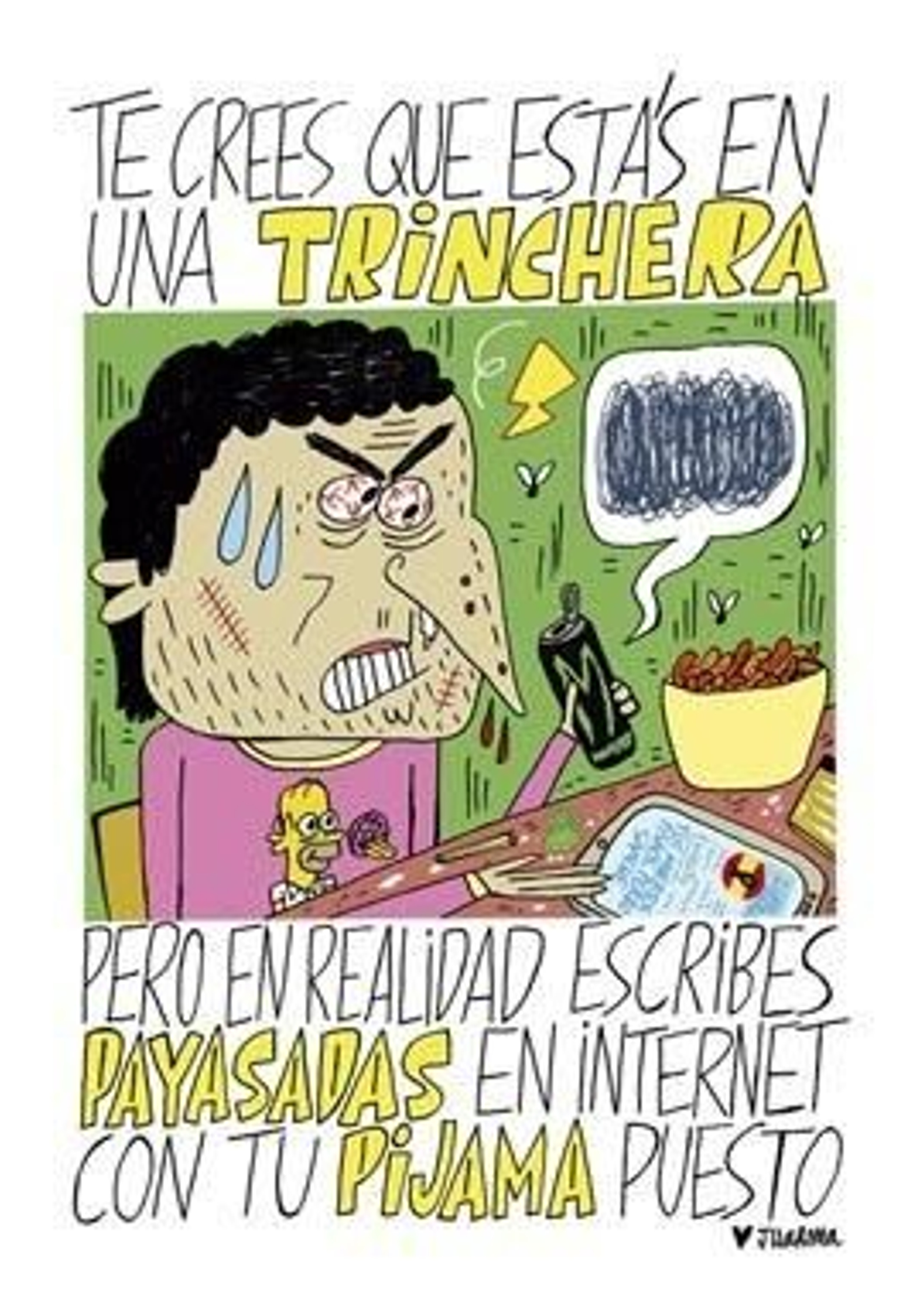 Una de las viñetas del tomo