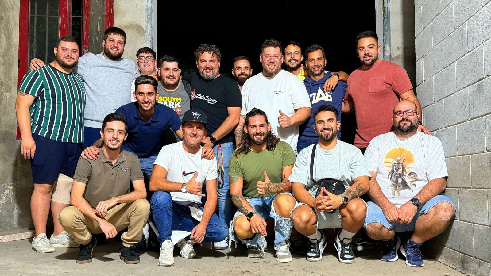 La comparsa 'Los gordos'. La comparsa 'Los gordos'.